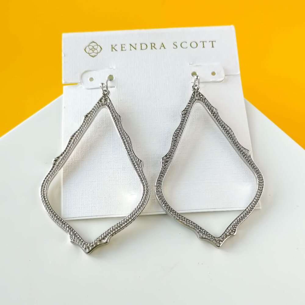 Sophee Silver Drop Earrings by Kendra Scott